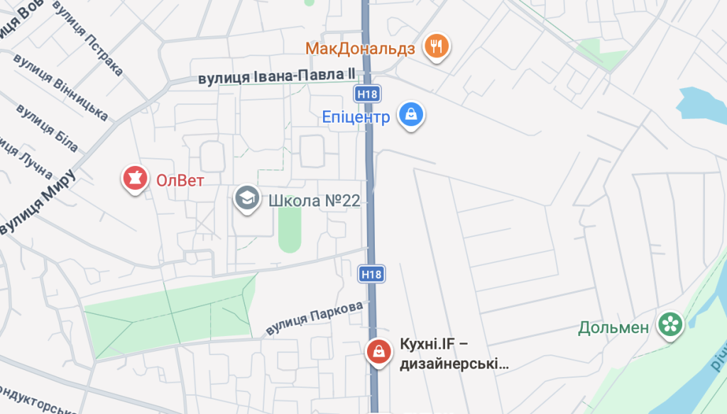 Кухні.IF адреса шоуруму